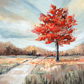 Big Red - Fall Landscape painting