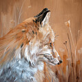 Camouflaged - Fox painting