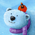 I've Got Your Back - Polar Bear and Cardinal